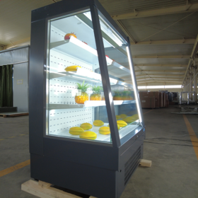 Supermarket Promotion Cabinet Display Refrigerator With Built-in Compressor